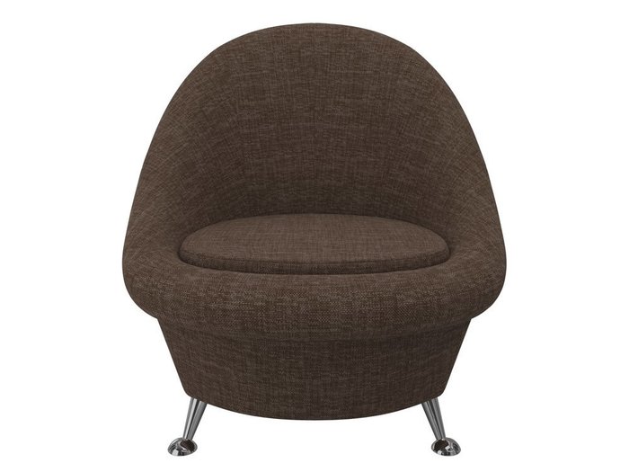 Кресло Амелия коричневого цвета - купить Интерьерные кресла по цене 9990.0