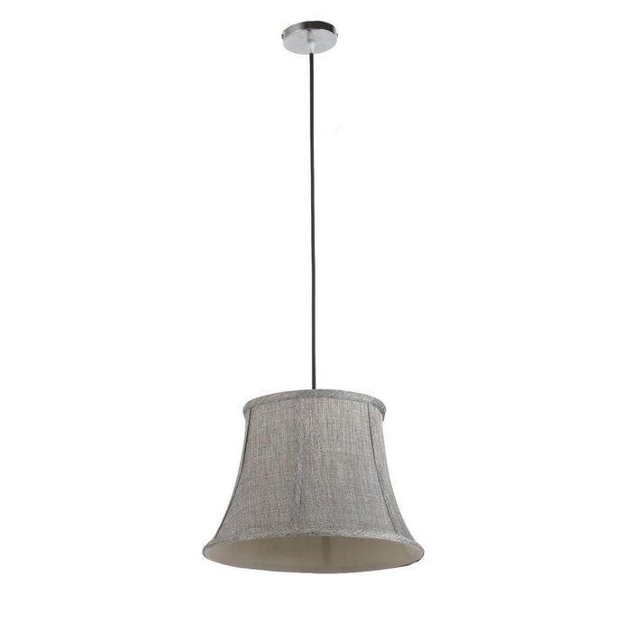 Подвесной светильник Cantare с абажуром серого цвета