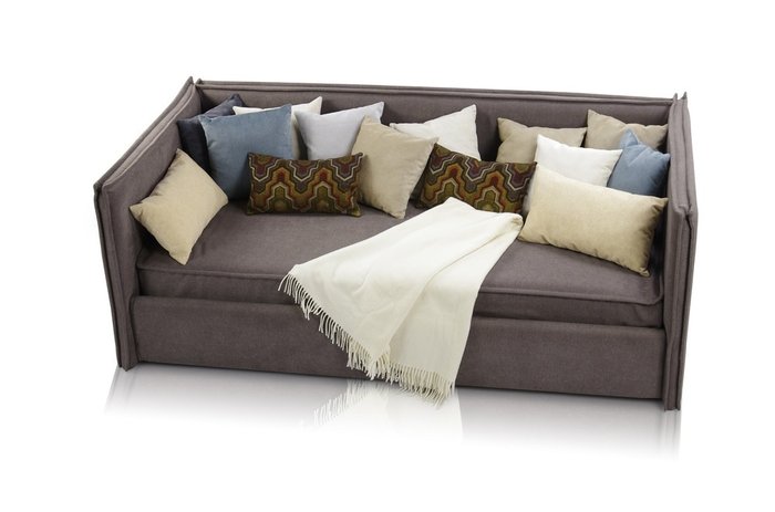 Диван-кровать Solo V4 190х90 серо-коричневого цвета