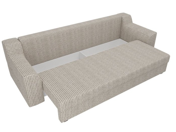 Прямой диван-кровать Сансара коричневого цвета