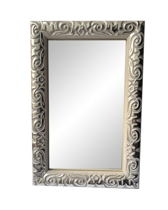 Настольное зеркало Стокгольм в раме цвета серебристый светлый