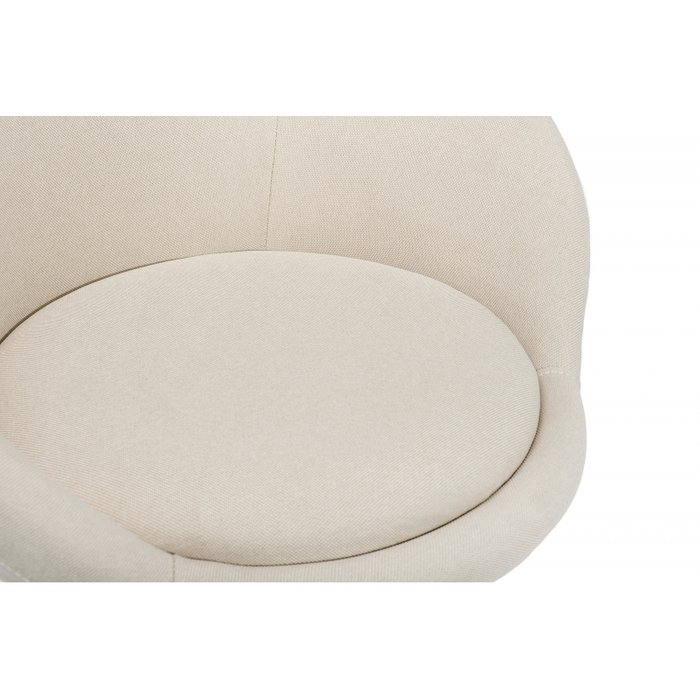 Барный стул Cotton beige fabric с обивкой бежевого цвета