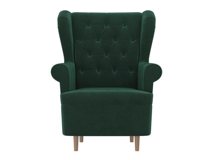 Кресло Торин Люкс зеленого цвета