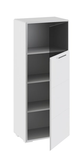 Шкаф комбинированный Наоми белого цвета