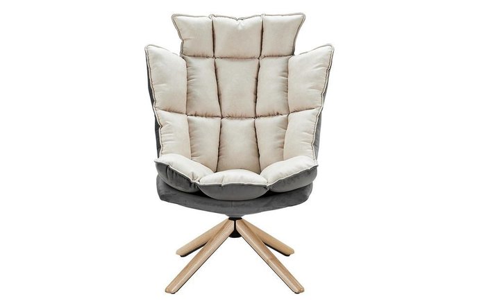 Дизайнерское кресло бежевого цвета  - купить Интерьерные кресла по цене 47498.0