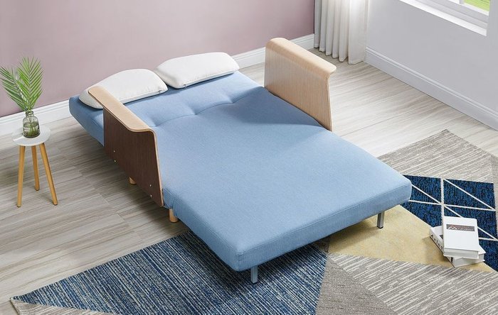 Диван-кровать Malibu голубого цвета