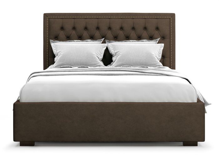 Кровать Orto без подъемного механизма 180х200 шоколадного цвета