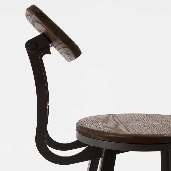 Барный стул Malinda из металла и дерева