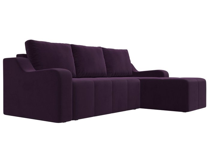 Угловой диван-кровать Элида фиолетового цвета - лучшие Угловые диваны в INMYROOM