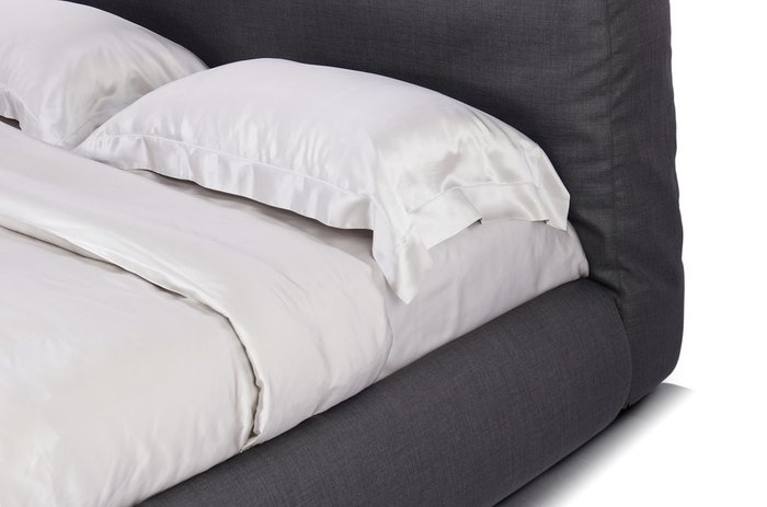 Кровать Husky 200х200 с подъемным меxанизмом серого цвета