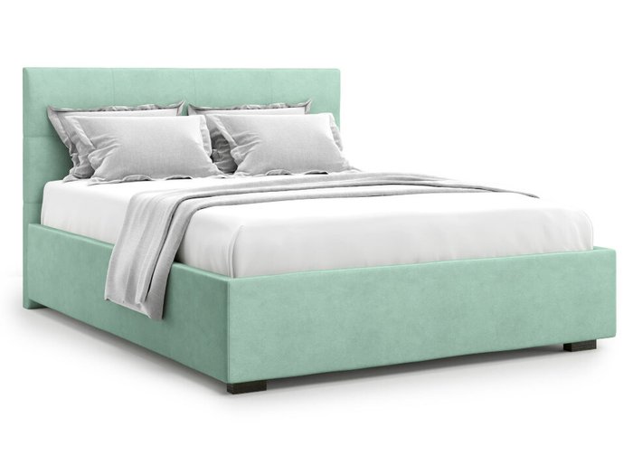 Кровать Garda 140х200 бирюзового цвета с подъемным механизмом  - купить Кровати для спальни по цене 18460.0