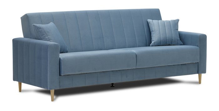 Диван-кровать Эмма голубого цвета - купить Прямые диваны по цене 36400.0