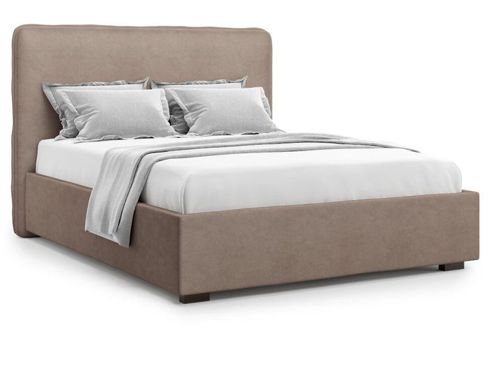Кровать Brachano 180х200 светло-коричневого цвета с подъемным механизмом 