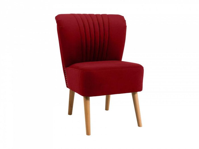 Кресло Barbara бордового цвета