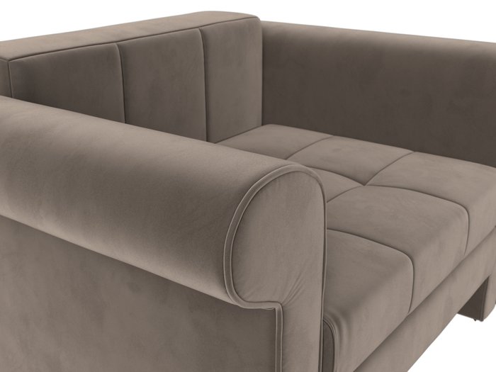 Кресло-кровать Берли светло-коричневого цвета