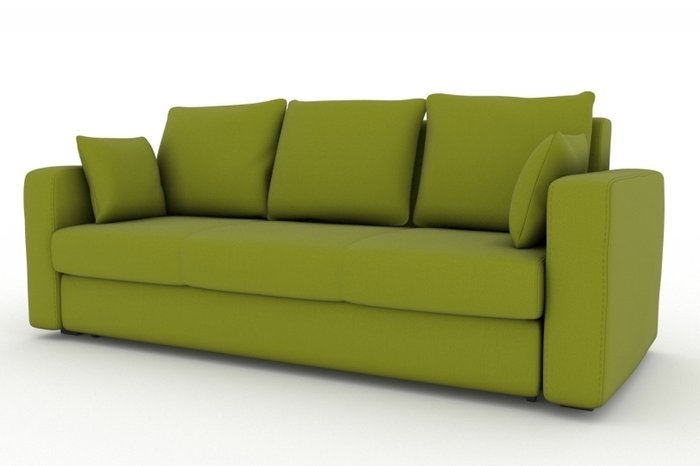 Прямой диван-кровать Liverpool зеленого цвета