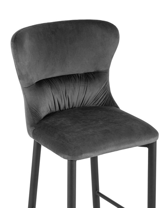 Барный стул Лилиан серого цвета