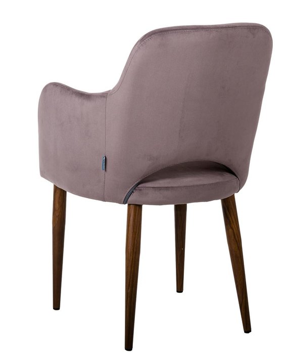 Стул-кресло Ledger коричневого цвета - лучшие Обеденные стулья в INMYROOM