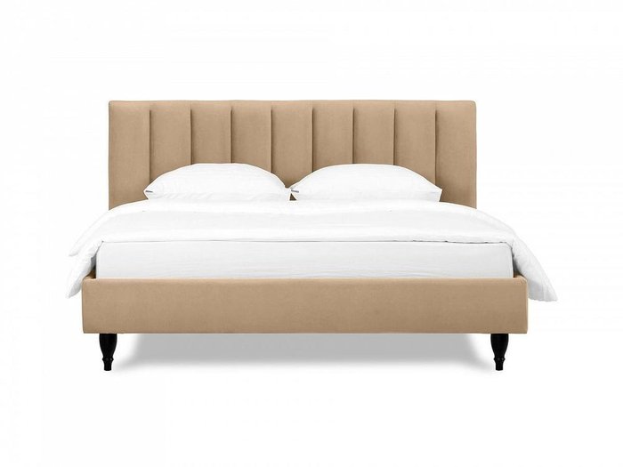 Кровать Queen II Sofia L 160х200 светло-коричневого цвета - купить Кровати для спальни по цене 64200.0