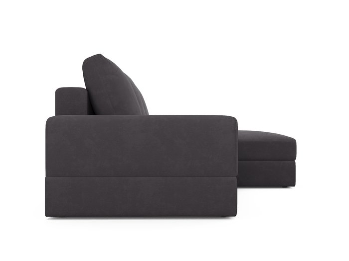 Угловой диван-кровать Elke темно-серого цвета 
