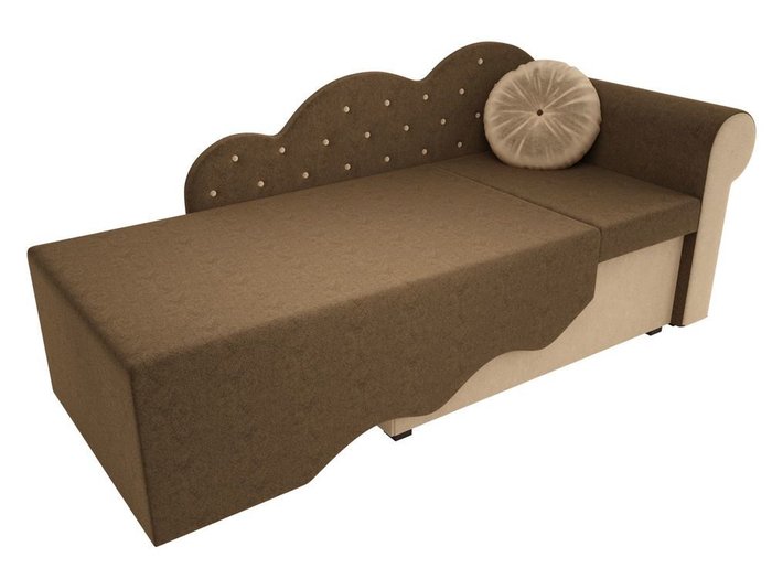 Диван-кровать Тедди бежево-коричневого цвета 
