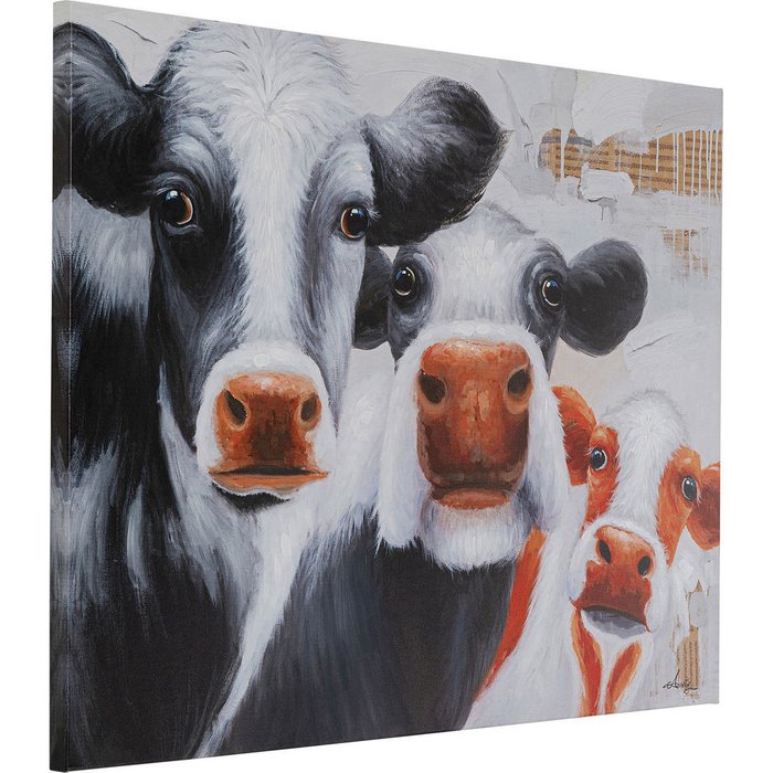 Картина на холсте Cow 90х120 