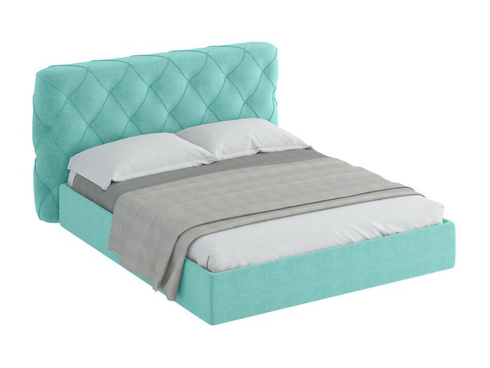 Кровать Ember бирюзового цвета 160х200