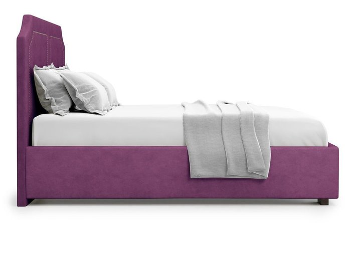 Кровать с подъемным механизмом Lago 180х200 фиолетового цвета