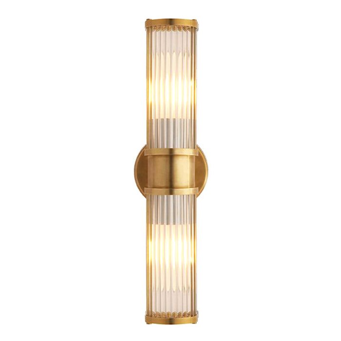 Настенный светильник Allen brass из тонких стеклянных трубочек