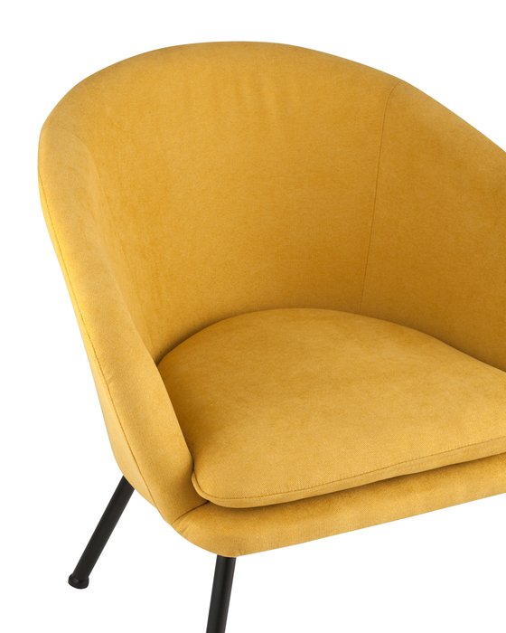 Кресло Декстер желтого цвета