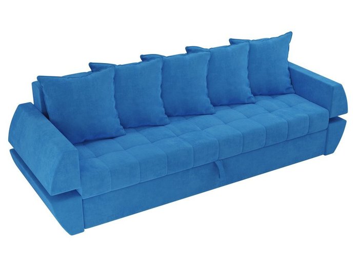 Диван-кровать Атлант Т голубого цвета 