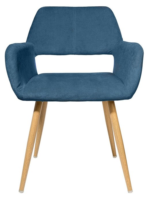 Стул Кромвель синего цвета - купить Обеденные стулья по цене 11655.0