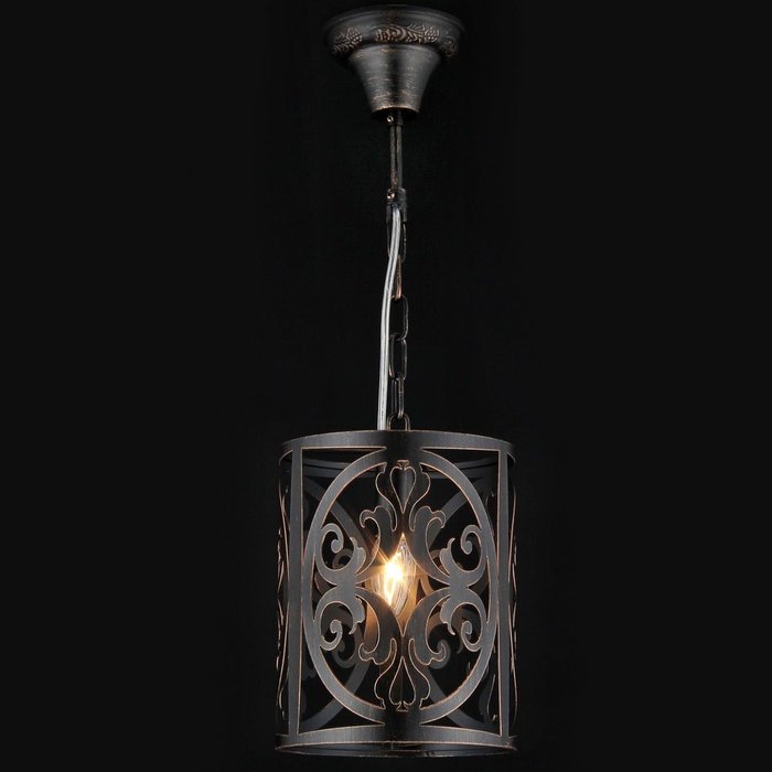 Подвесной светильник Rustika темно-коричневого цвета