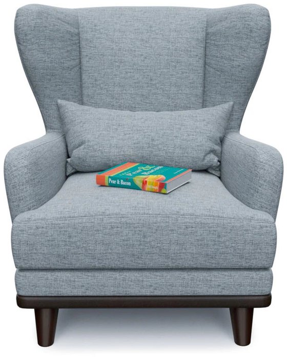 Кресло Роберт  дизайн 11 серого цвета - купить Интерьерные кресла по цене 11896.0