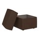 Банкетка с ящиком для хранения темно-коричневого цвета