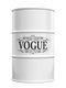 Барный стол-бочка Vogue белого цвета