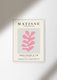 Постер Matisse Papiers Decoupes Pink 30х40 в раме белого цвета