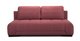 Прямой диван-кровать Льюис светло-красного цвета