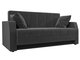Прямой диван-кровать Малютка серого цвета