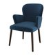 Стул-кресло мягкий Betonica темно-синего цвета
