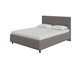 Кровать Como Veda 1 160х200 серого цвета (рогожка)