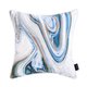 Декоративная подушка Marna 45х45 бело-голубого цвета