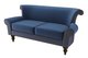 Прямой диван Azalea темно-синего цвета