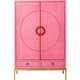 Шкаф Disk розового цвета