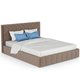 Кровать Милана 160х200 с подъёмным механизмом  цвета карамельный тауп  
