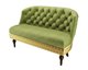Прямой диван Clivia зеленого цвета