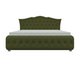 Кровать Герда 160х200 зеленого цвета с подъемным механизмом 
