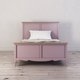 Кровать односпальная Leblanc лавандового цвета  120х200