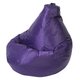 Кресло-мешок Груша 2XL в обивки из ткани оксфорд фиолетового цвета
