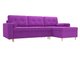 Угловой диван-кровать Белфаст фиолетового цвета 
